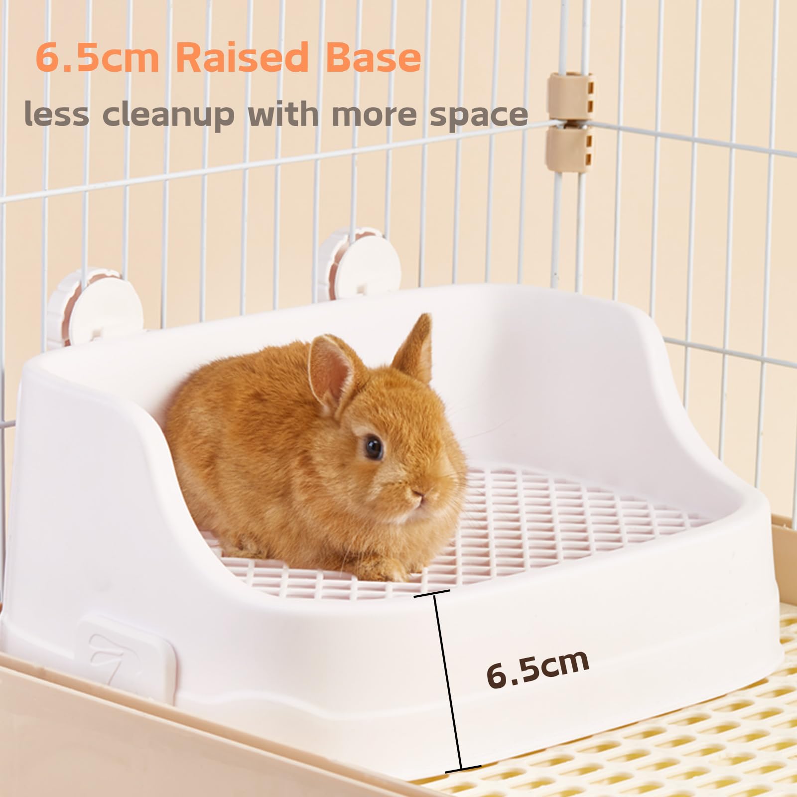 Septillar Rabbit Litter Box chew-resistant materials provide safe, durable use.