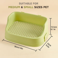 Septillar Rabbit Litter Box detachable design shown for quick, tool-free assembly and cleaning.