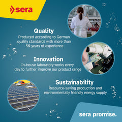 Sera Vipan Tropical Flakes XL ingredients showcase 4% insect meal and prebiotics for digestion-friendly nutrition