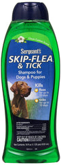 Sergeant's Skip-Flea and Tick Shampoo bottle in Clean Cotton enhances grooming routine.