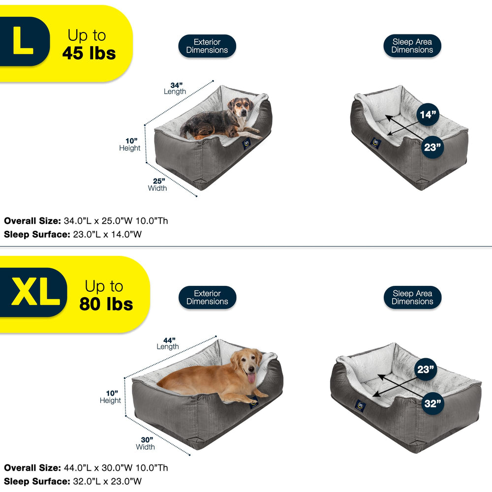Serta Orthopedic Cuddler inner foam close-up highlights support.