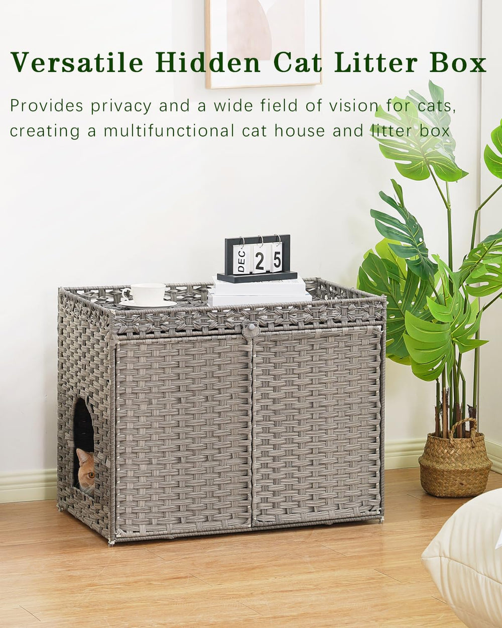 SETVSON dog-proof fence and two-sides door access for scooping