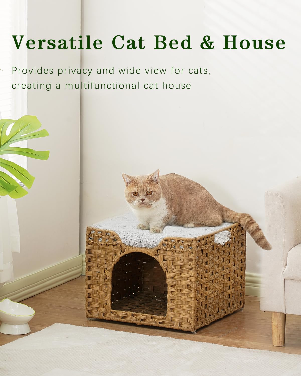 SETVSON large cat den in living room suits any space and adds stylish warmth