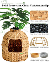 SETVSON odor-control-filter-under-plant keeps home smelling fresh between cleanings.