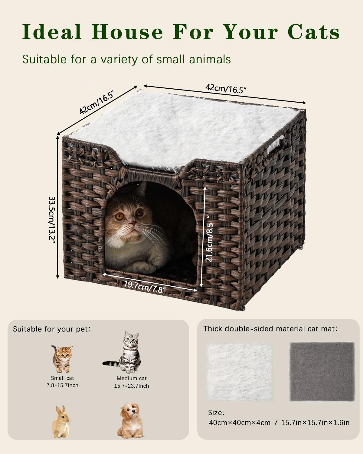 SETVSON waterproof-rattan image highlights easy-clean feature and durability.