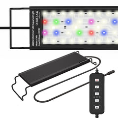 SevenCONST 24/7 mode aquarium light with full-spectrum glow for thriving aquatic plants.