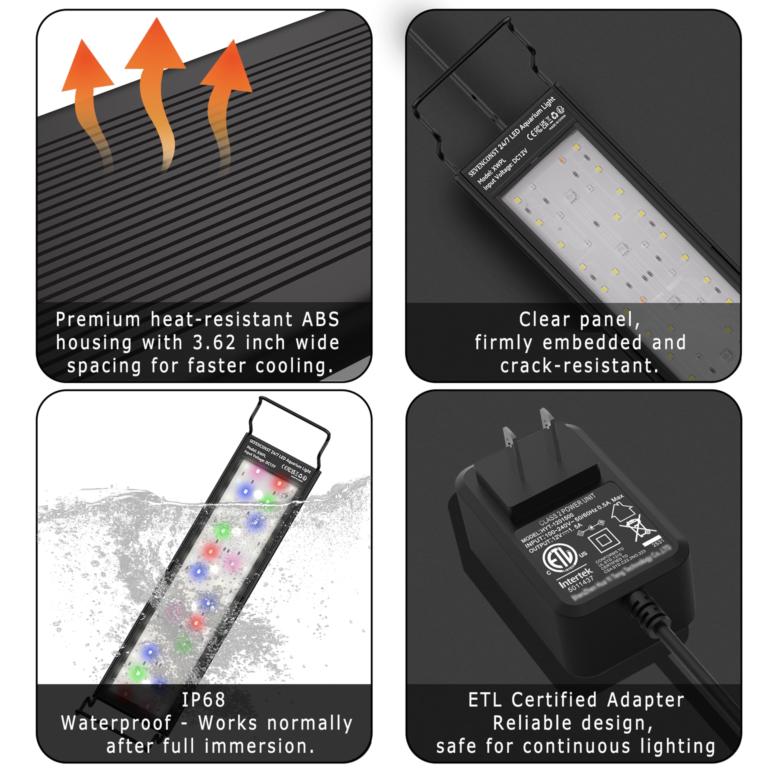 SEVENCONST auto on/off with five timers simplifies routine lighting