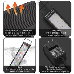 SEVENCONST auto on/off with five timers simplifies routine lighting
