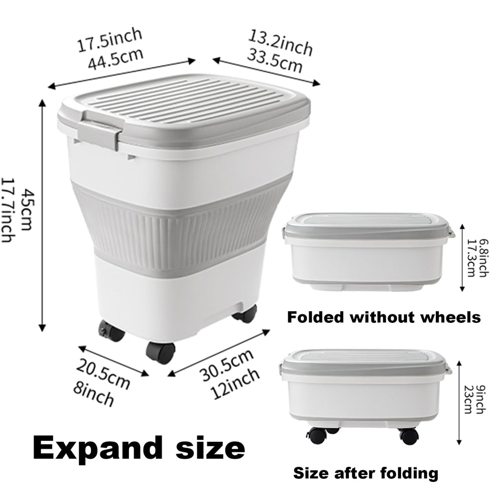 SEWIU container on four wheels for easy relocation