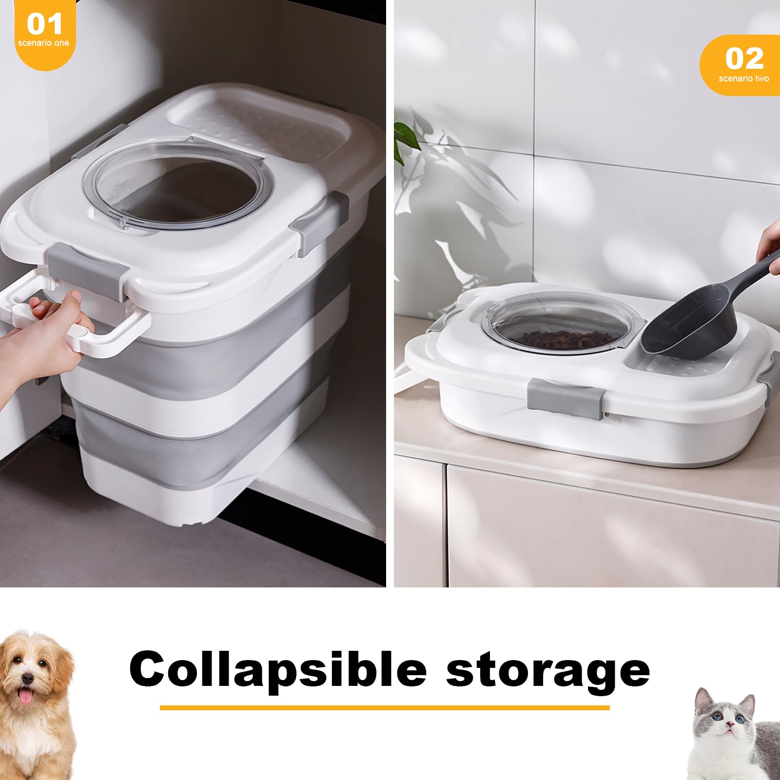 SEWIU container includes 1 cup scoop for precise portions
