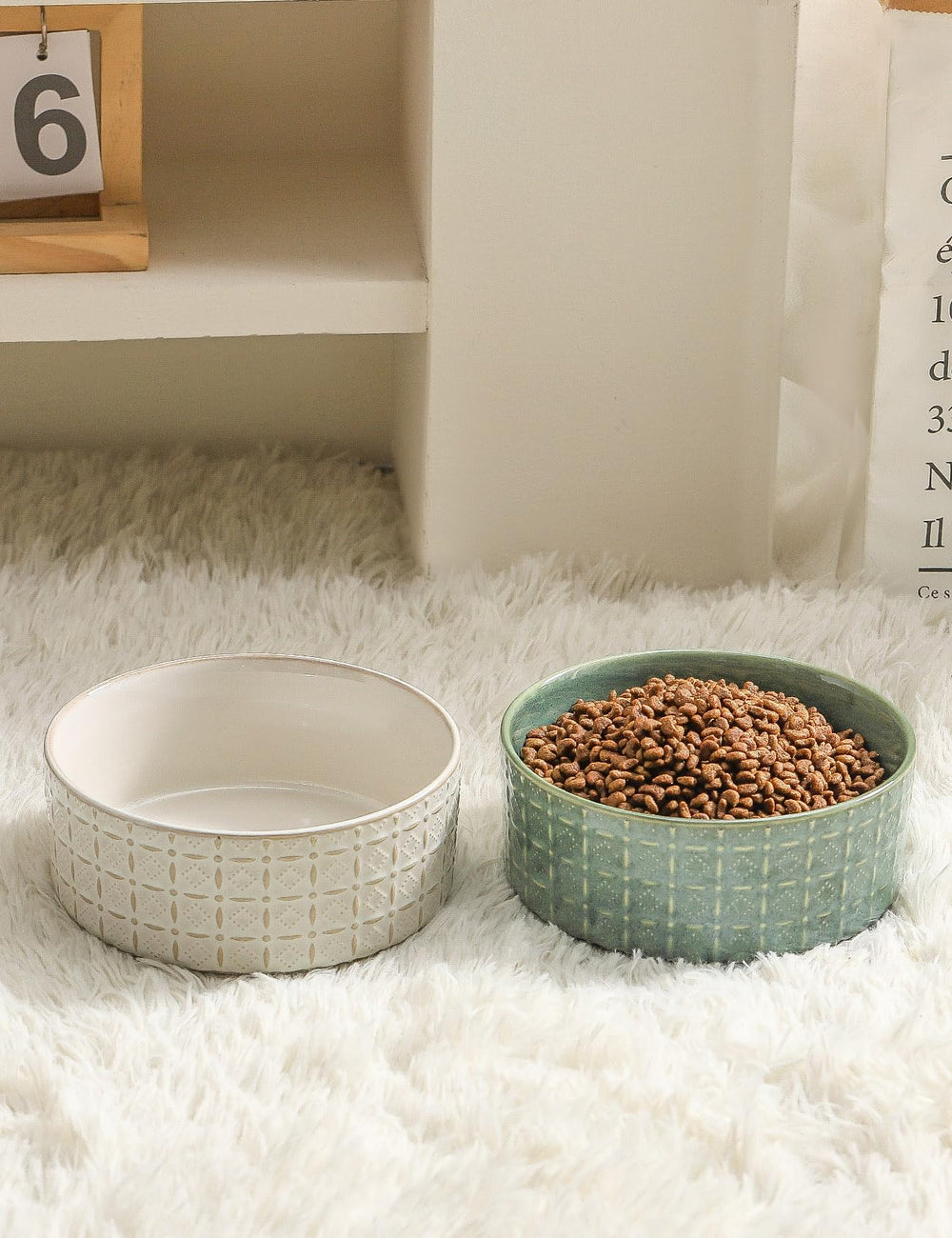 Seyatoo ceramic bowl is microwave-safe for quick warming