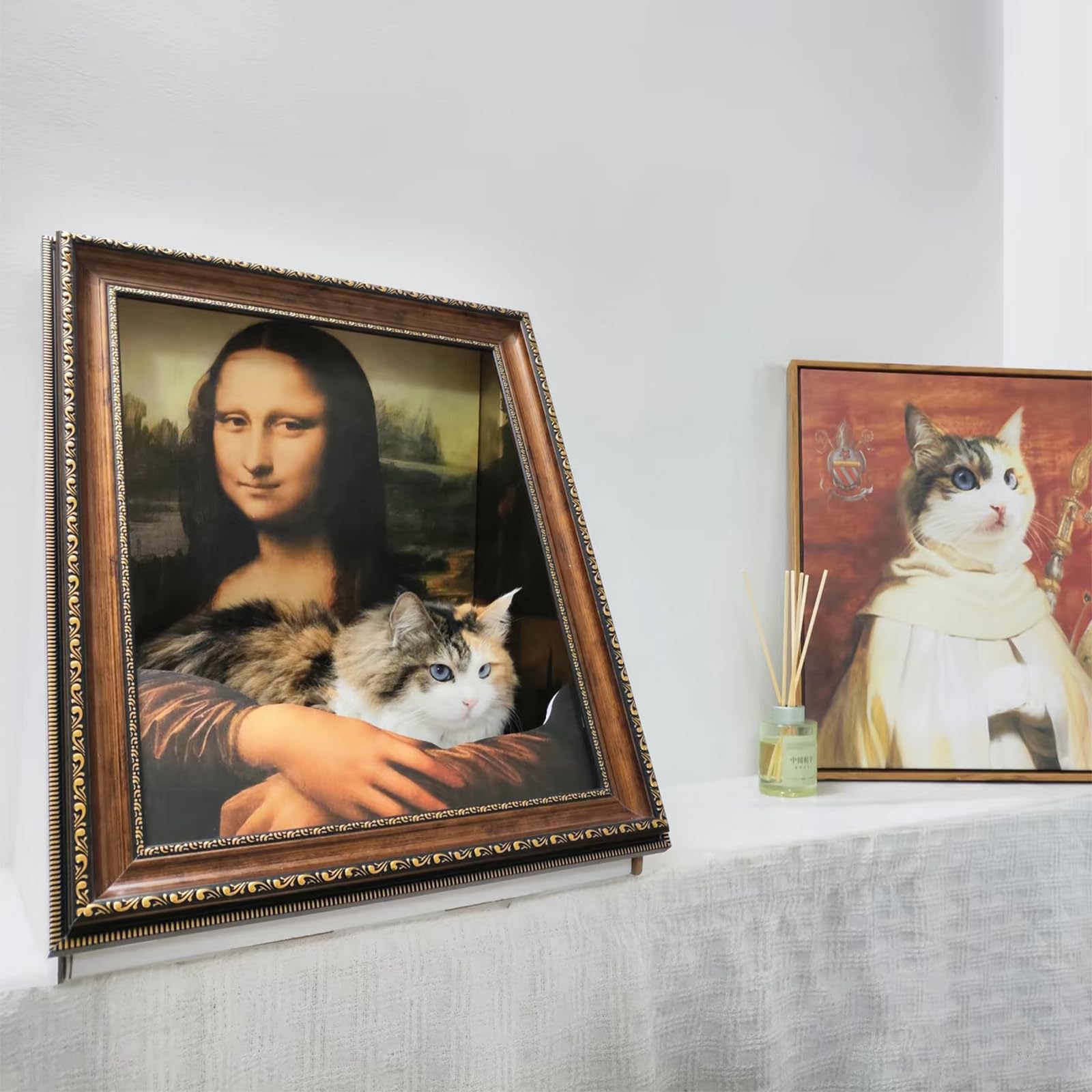 Seyõssbe Mona Lisa cat bed assembly guide enables quick, tool-free setup.