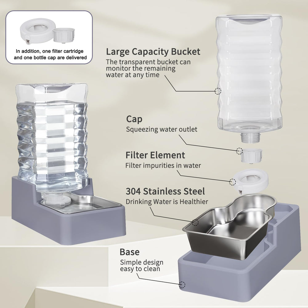 Sfozstra 304 stainless-steel bowl detail highlights durable, rust-free, hygienic drinking surface.