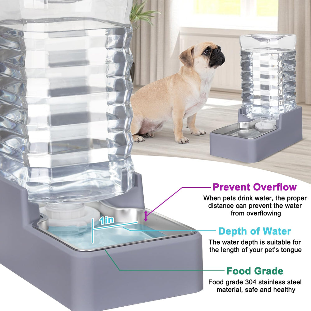 Sfozstra transparent water container reveals water level at a glance for timely recharges.