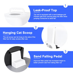 Sfozstra odor-control with deodorizing box helps keep surrounding air fresher.