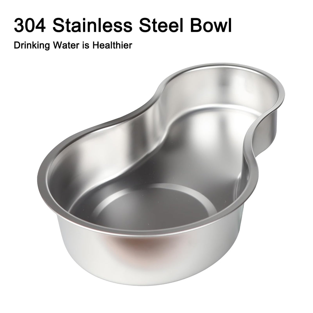 sfozstra dog water bowl dispenser easy-clean split design for quick maintenance