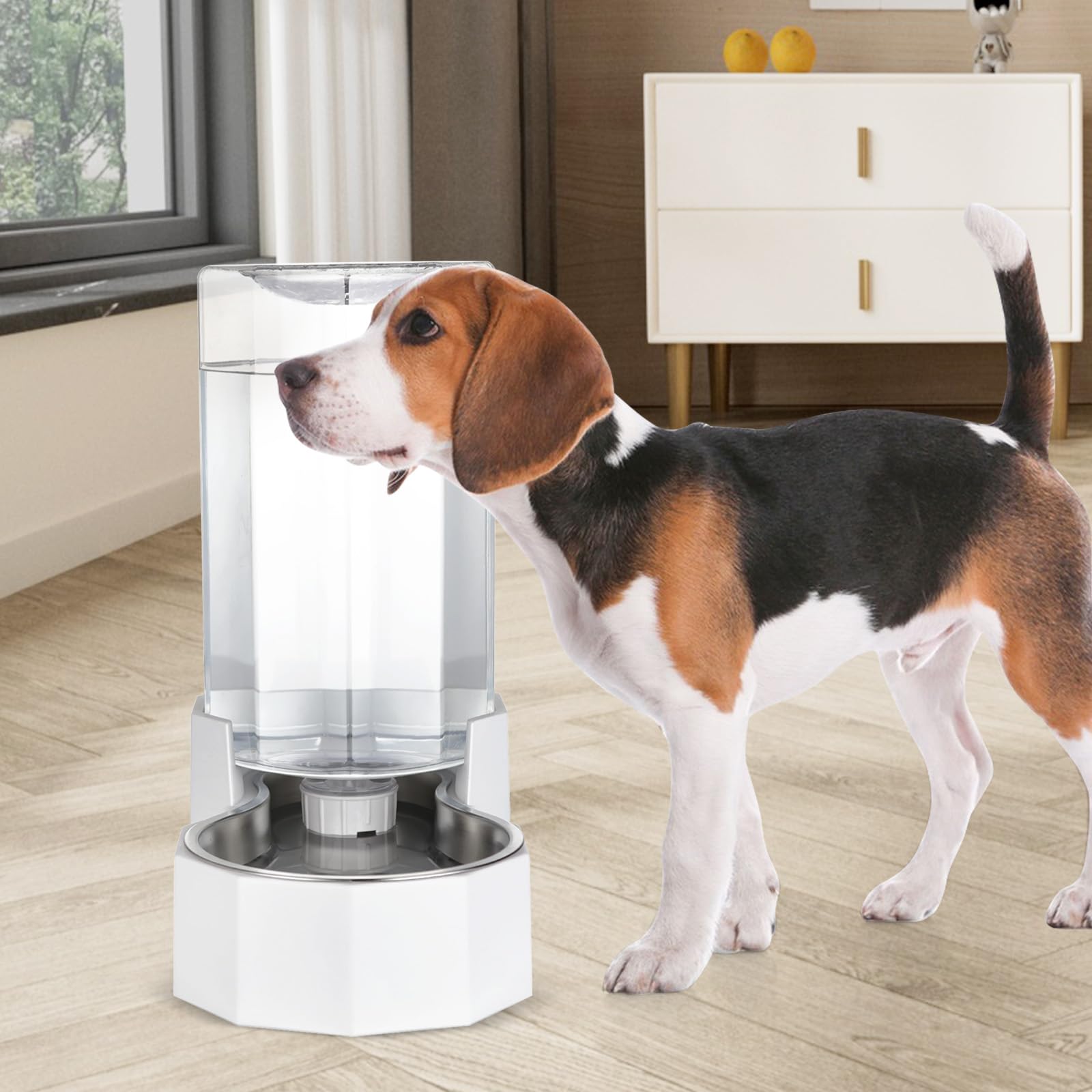 sfozstra dog water bowl dispenser indoor outdoor versatility supports home and yard use