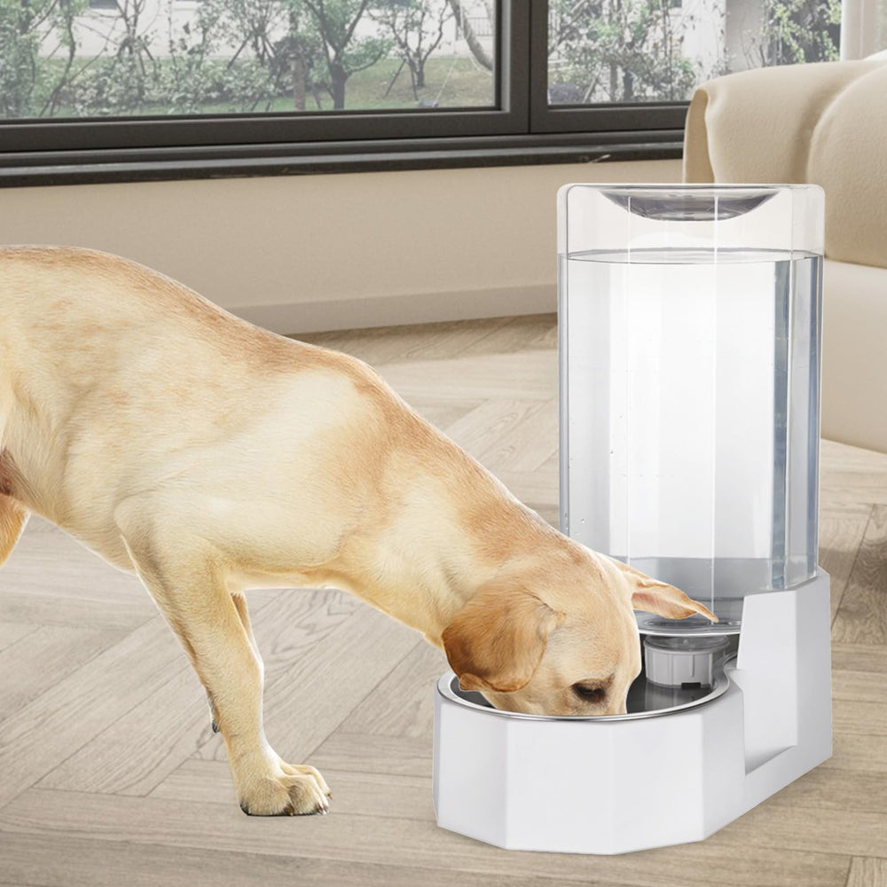 sfozstra dog water bowl dispenser octagonal appearance fits modern decor