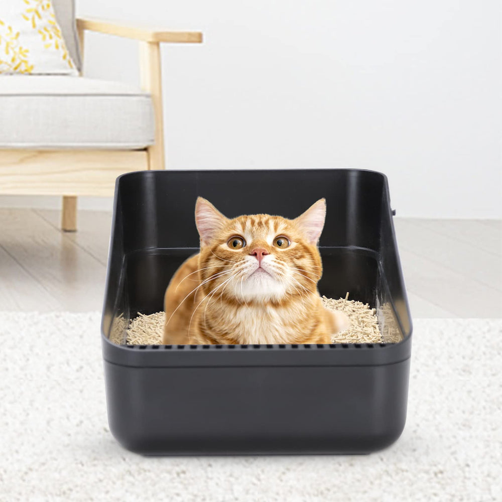 Sfozstra litter box assembly clasps enable quick disassembly for easy cleaning