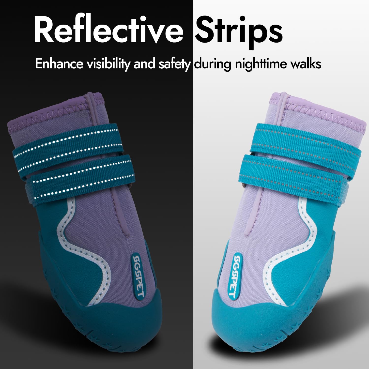 SGSPET dog shoes blue XL size for large dogs enabling confident adventures