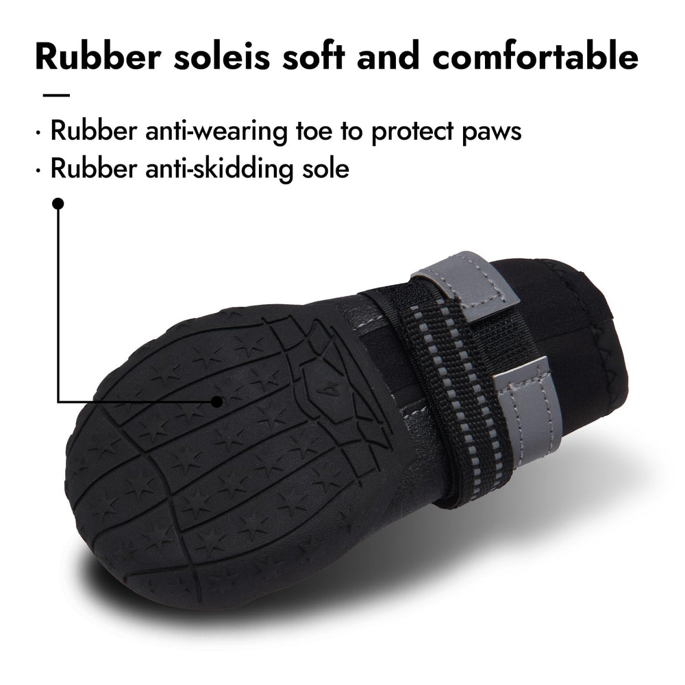 SGSPET dog shoes size chart helps find eight fit options