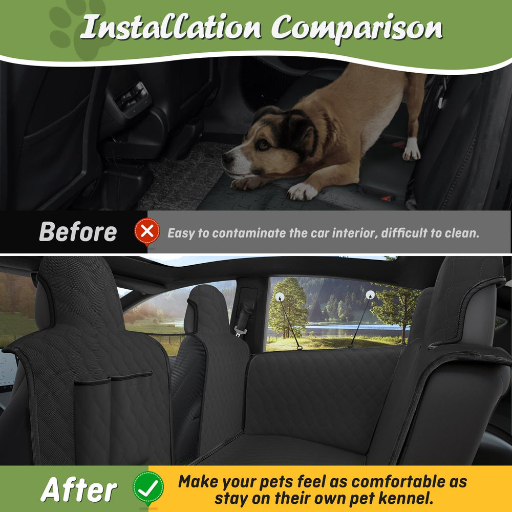 Shademax Tundra rear-seat cover with visible mesh window for airflow.