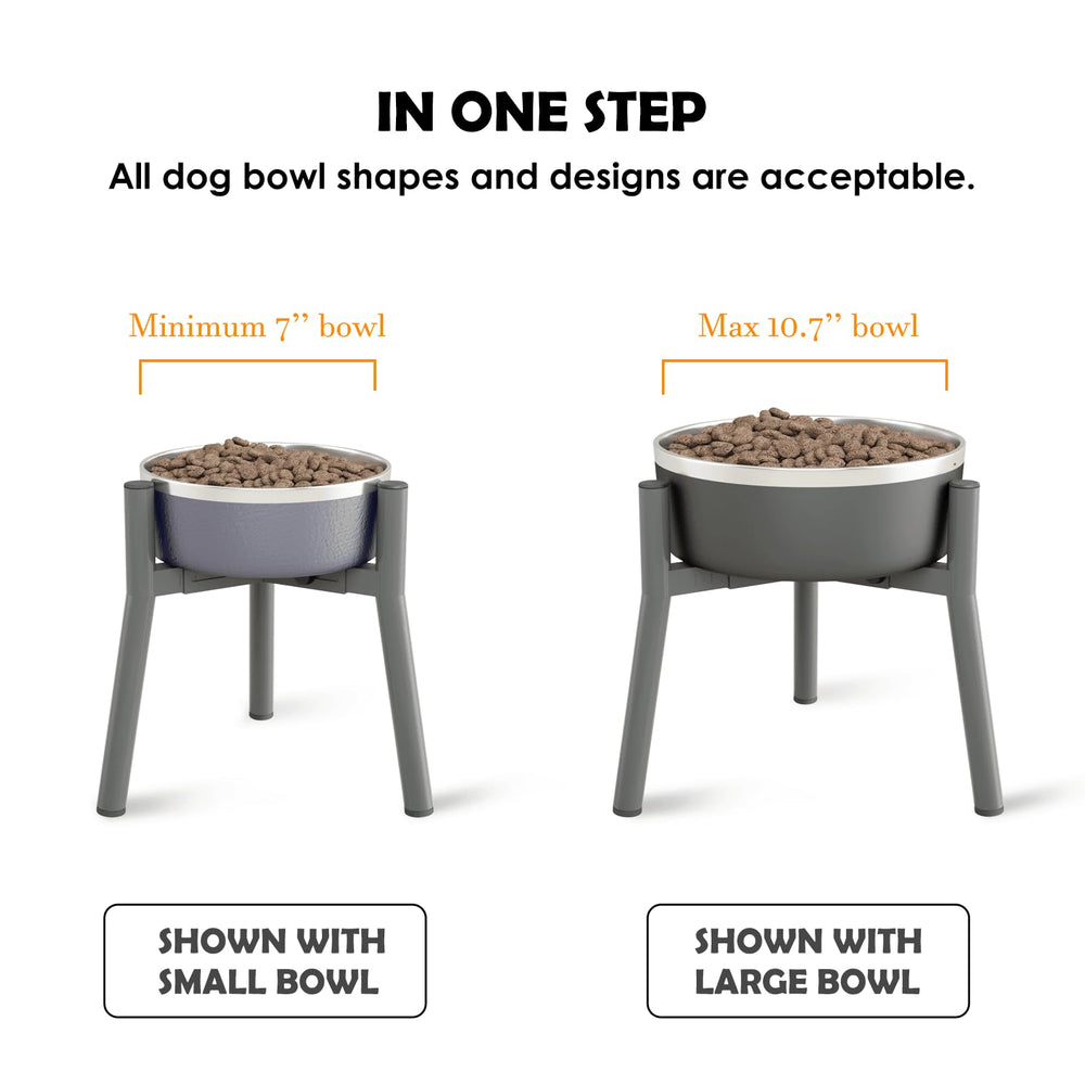 SHAINFUN 11-inch height promotes comfortable neck posture during meals.