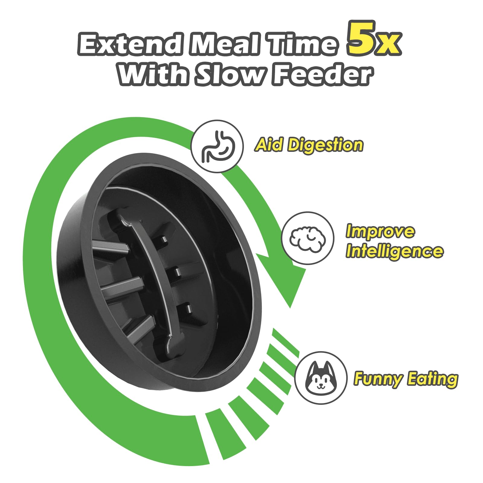 SHAINFUN elevated dog bowls accommodate dogs of all sizes.