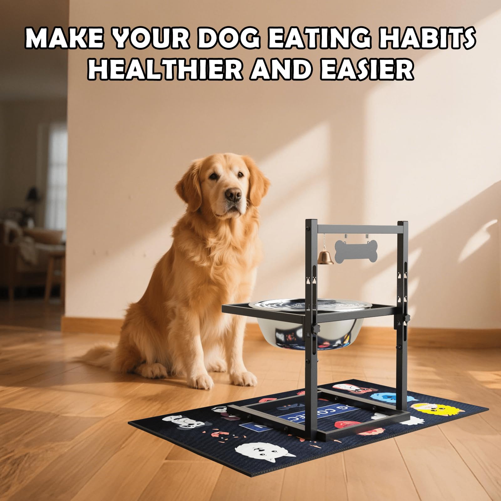 SHAINFUN multi-dog-hydration-use-cases image shows shared water access.