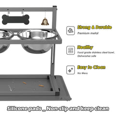 SHAINFUN silicone feeding mat helps prevent spills and floor mess.