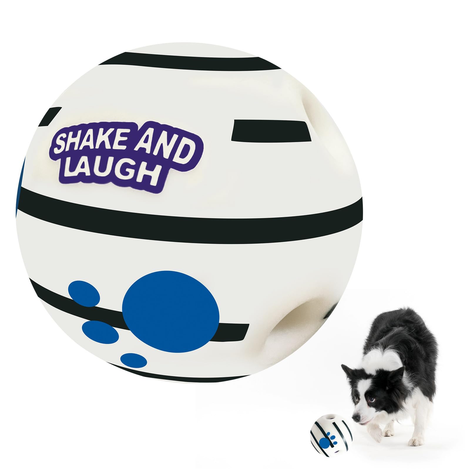 SHAKE AND LAUGH glow ball in dark after light exposure enhances night visibility