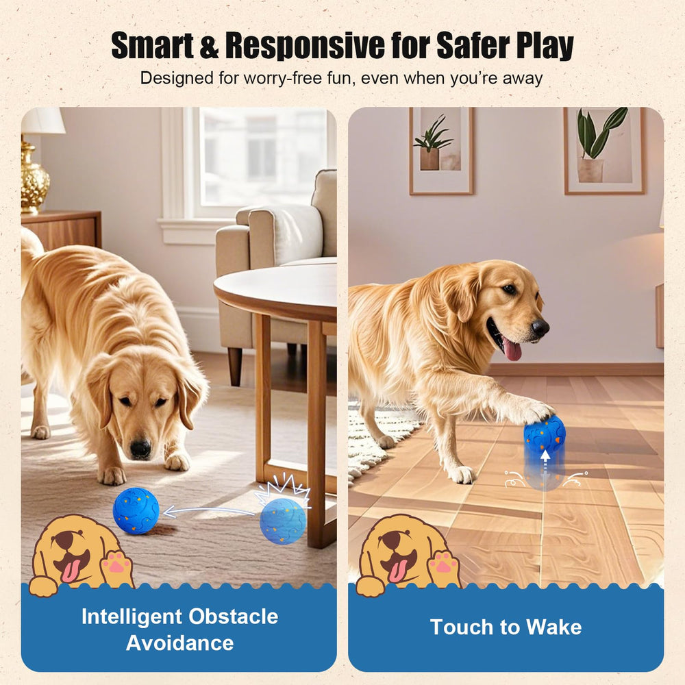 Shapana Interactive Ball water-resistant design supports outdoor and indoor adventures.
