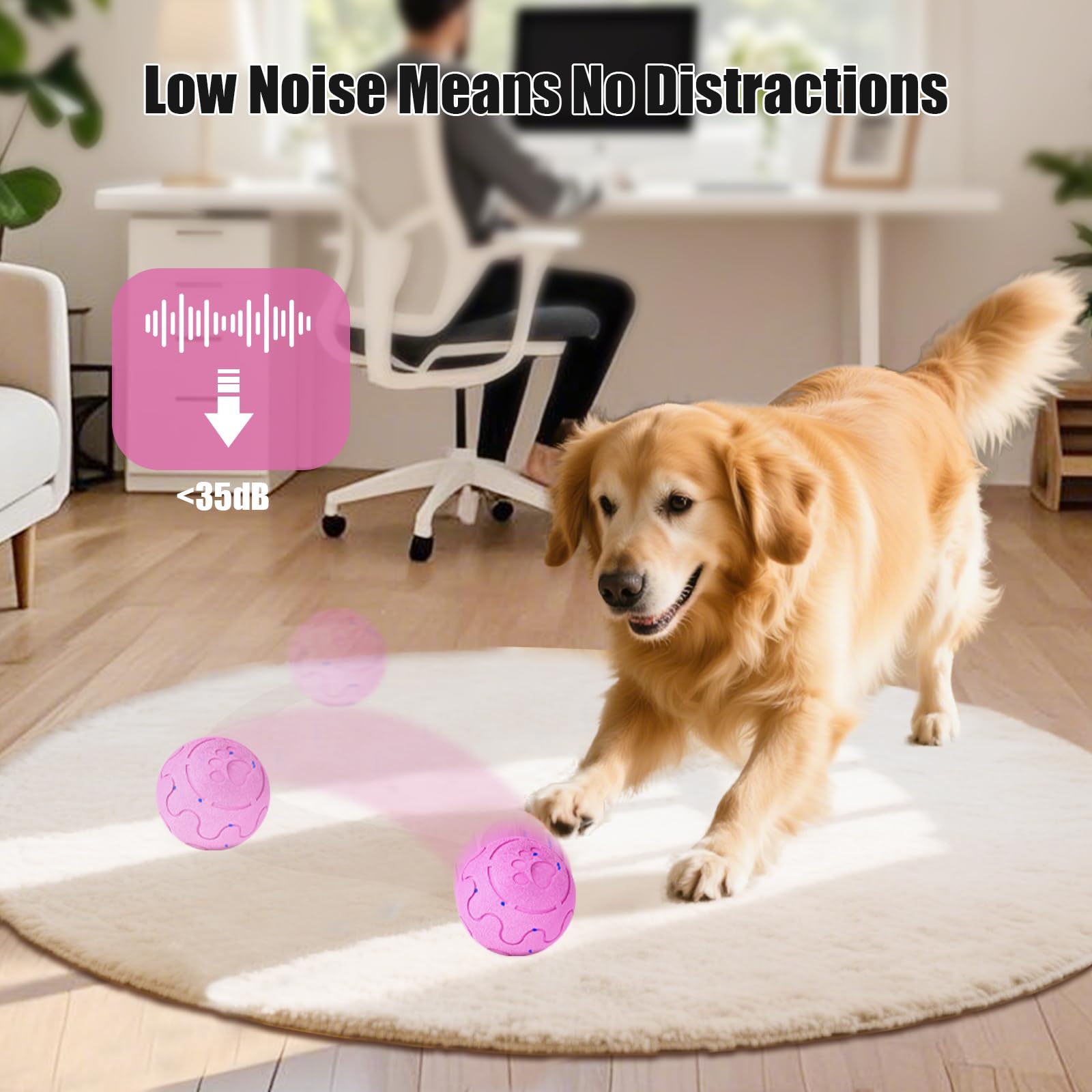Shapana Interactive Dog Ball easy to clean after play sessions.
