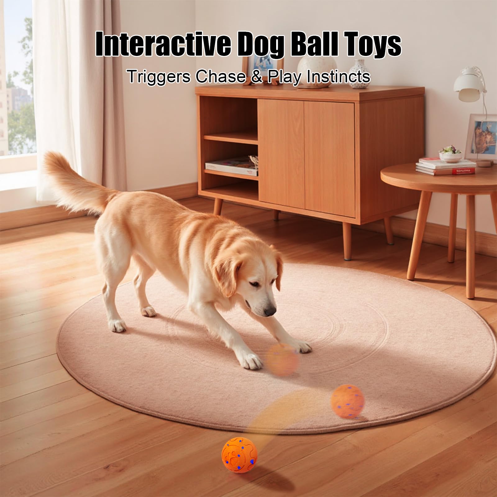 Shapana Interactive Dog Ball mode buttons demonstrates Crazy, Normal, Gentle modes for varied play.