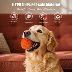 Shapana Interactive Dog Ball USB-C charge image shows quick recharge for extended sessions.