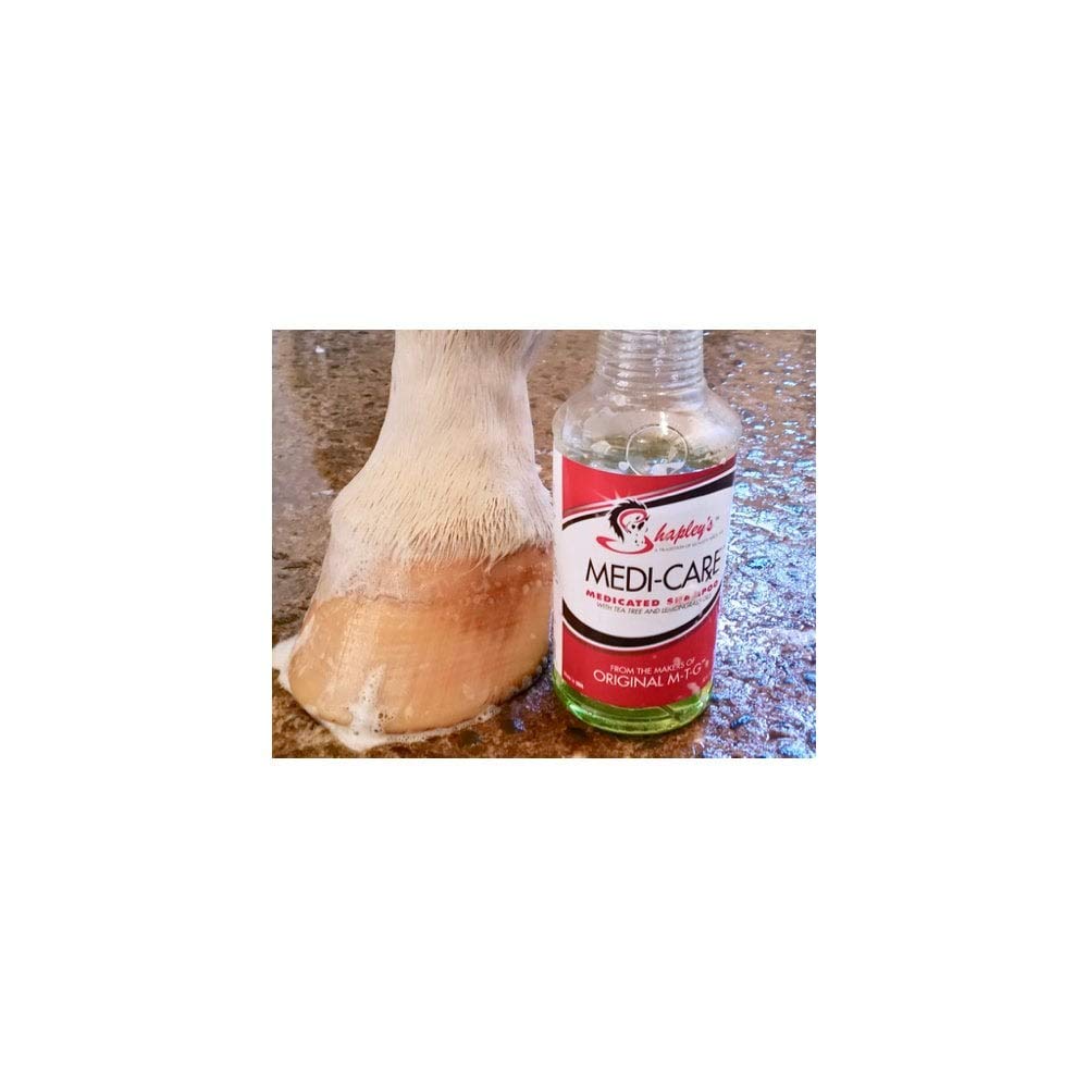 Shapley's Medi-Care Med Shampoo lemon grass lather supports comfort and cleanliness.
