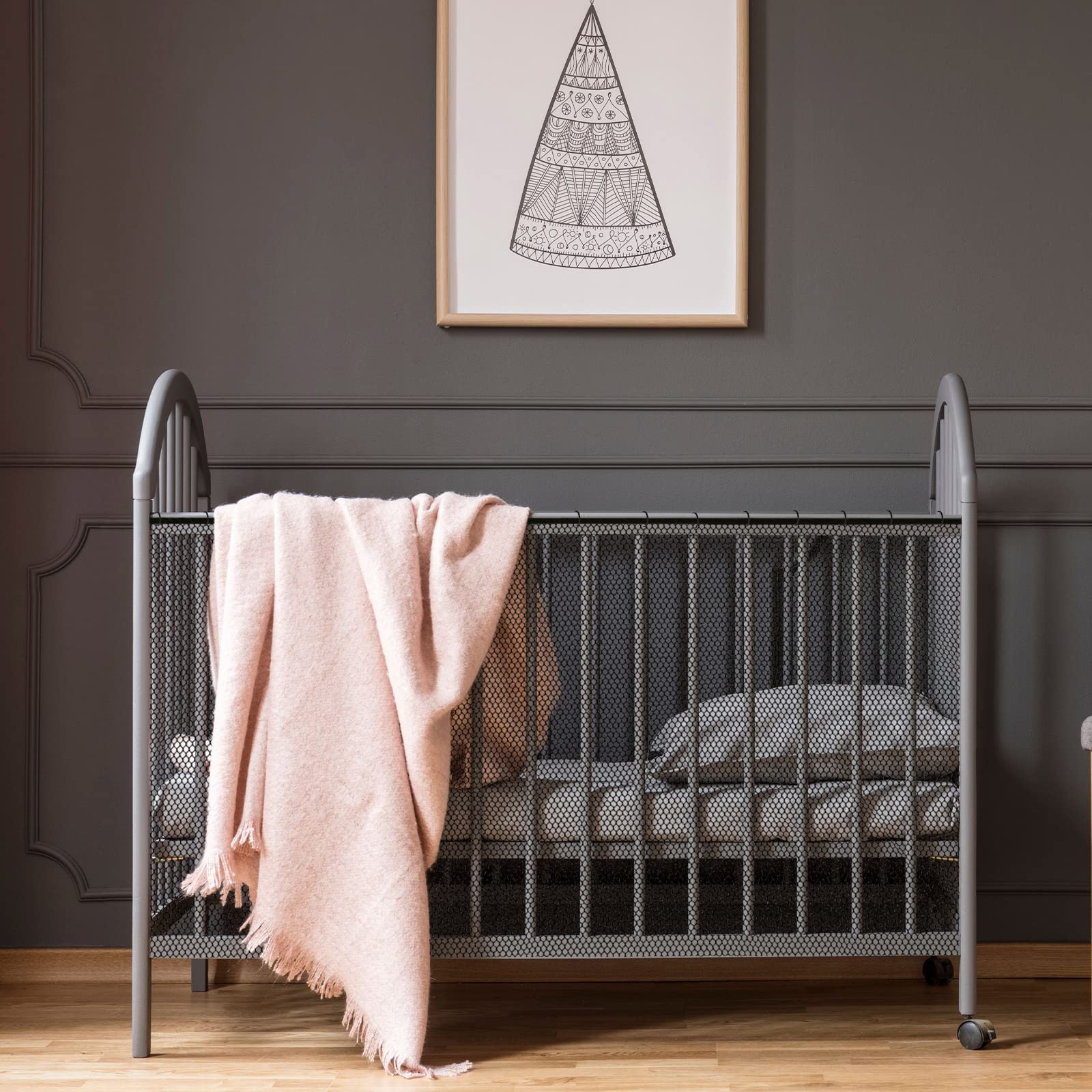 Shappy balcony net robust material resists tear and weather exposure.