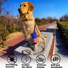 Sharkwill adjustable plastic clasp enables quick, secure fit for medium to large dogs.