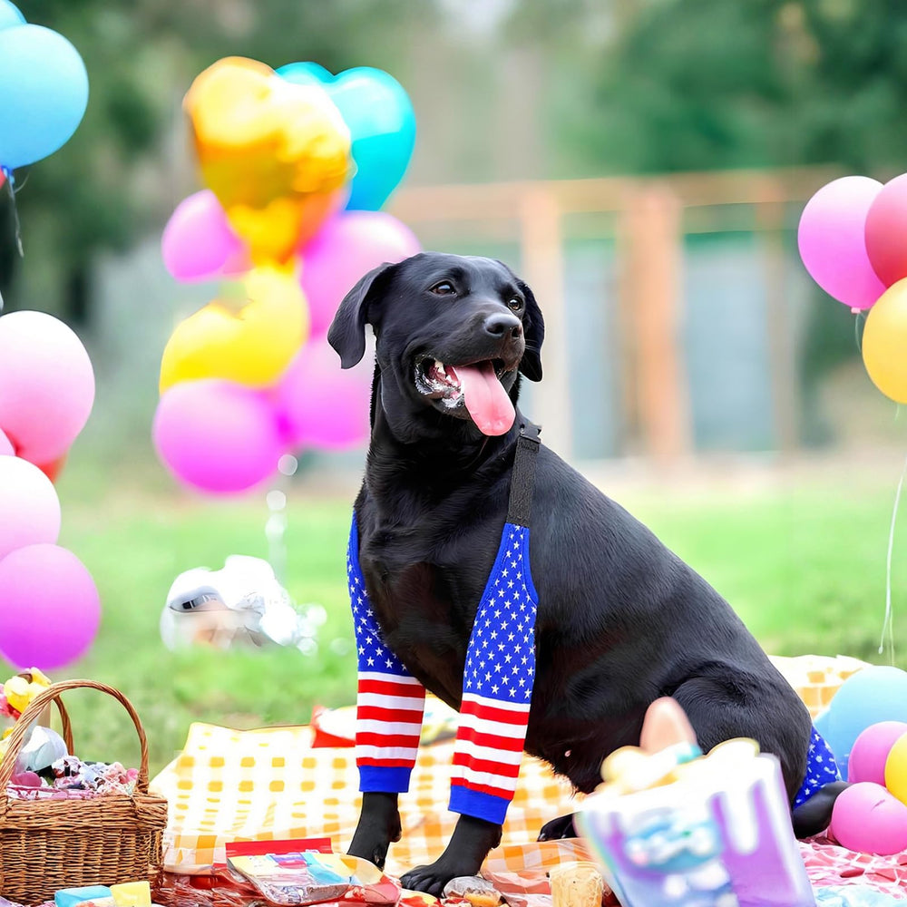 Sharkwill elbow wrap helps prevent licking and irritation without bulky cones.