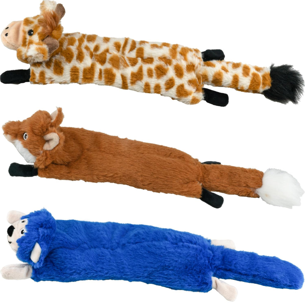 Sharlovy fox squeaky toy 3-pack boosts interactive play and curiosity