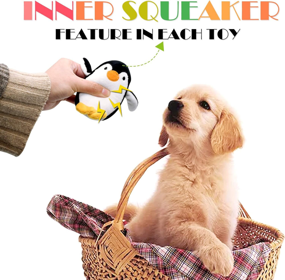 SHARLOVY dog toy deer with squeaker for solo play and chase games