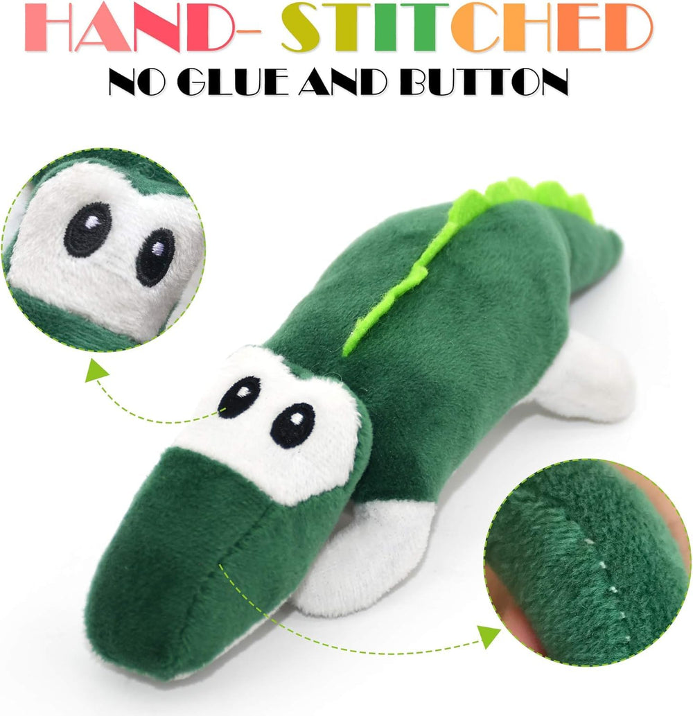 SHARLOVY dog toy rabbit with squeaker for chewing and social play