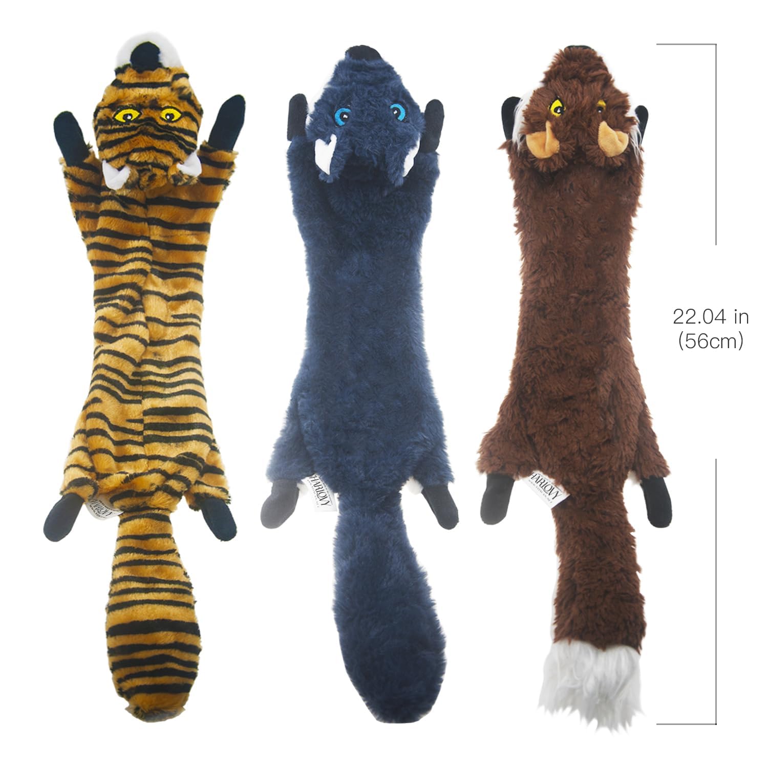 SHARLOVY durable stitching and thicker fabric withstands tugging and gentle chewing.