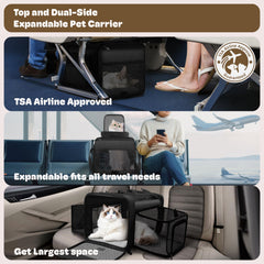 SHARLOVY expandable side panels demonstrate roomier interior in tight spaces.