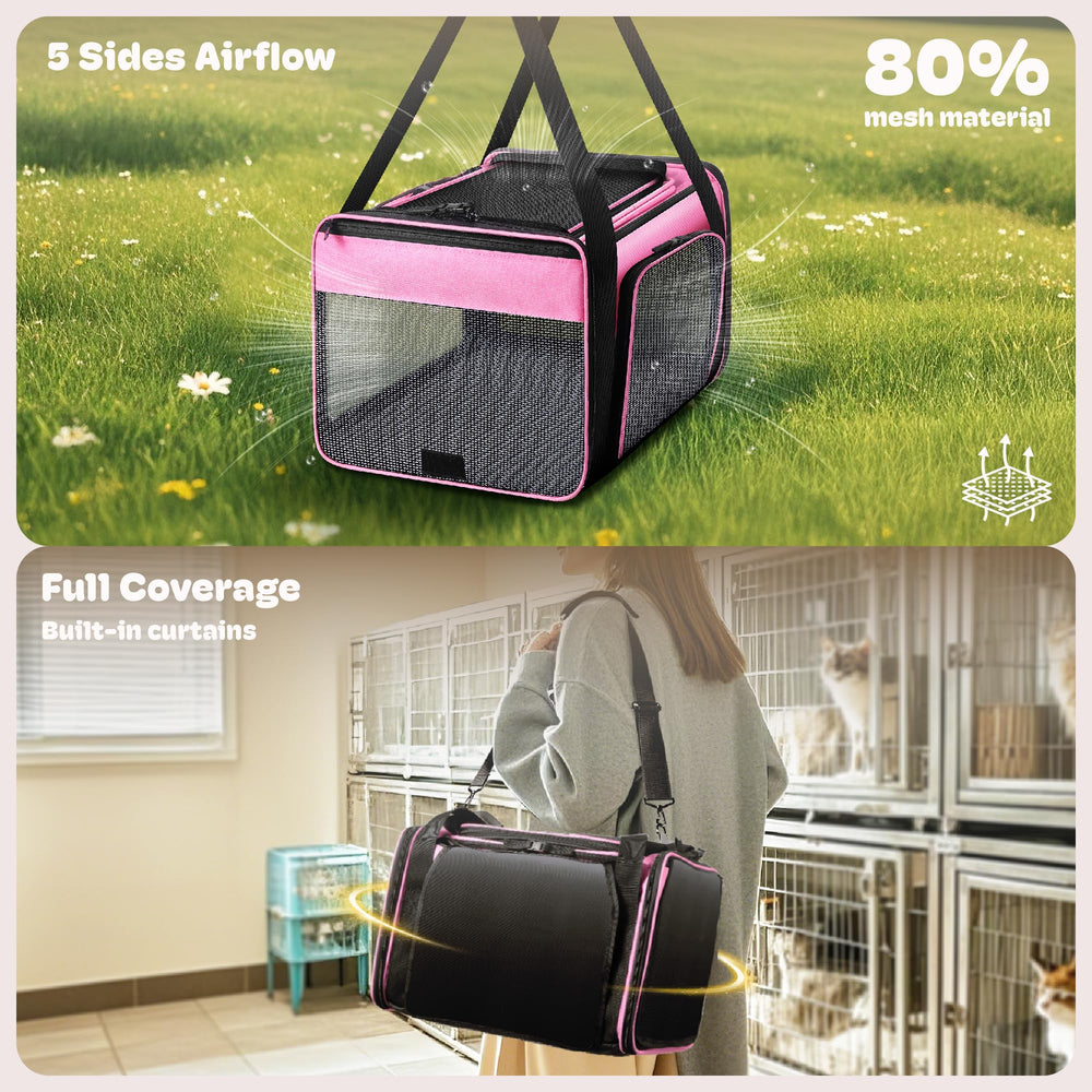SHARLOVY five-mesh ventilation panels improve airflow for a cooler ride.