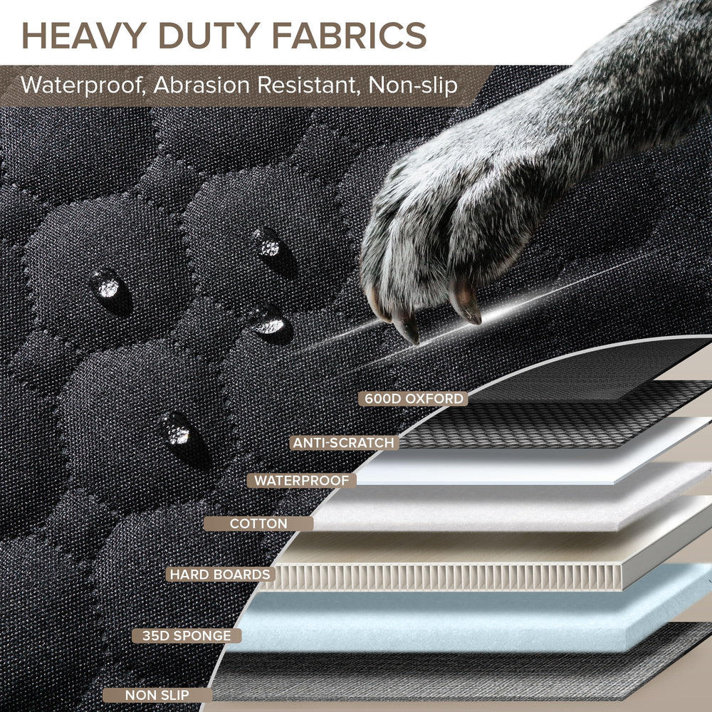 SHARLOVY seven-layer fabric supports durability and comfort on road trips.