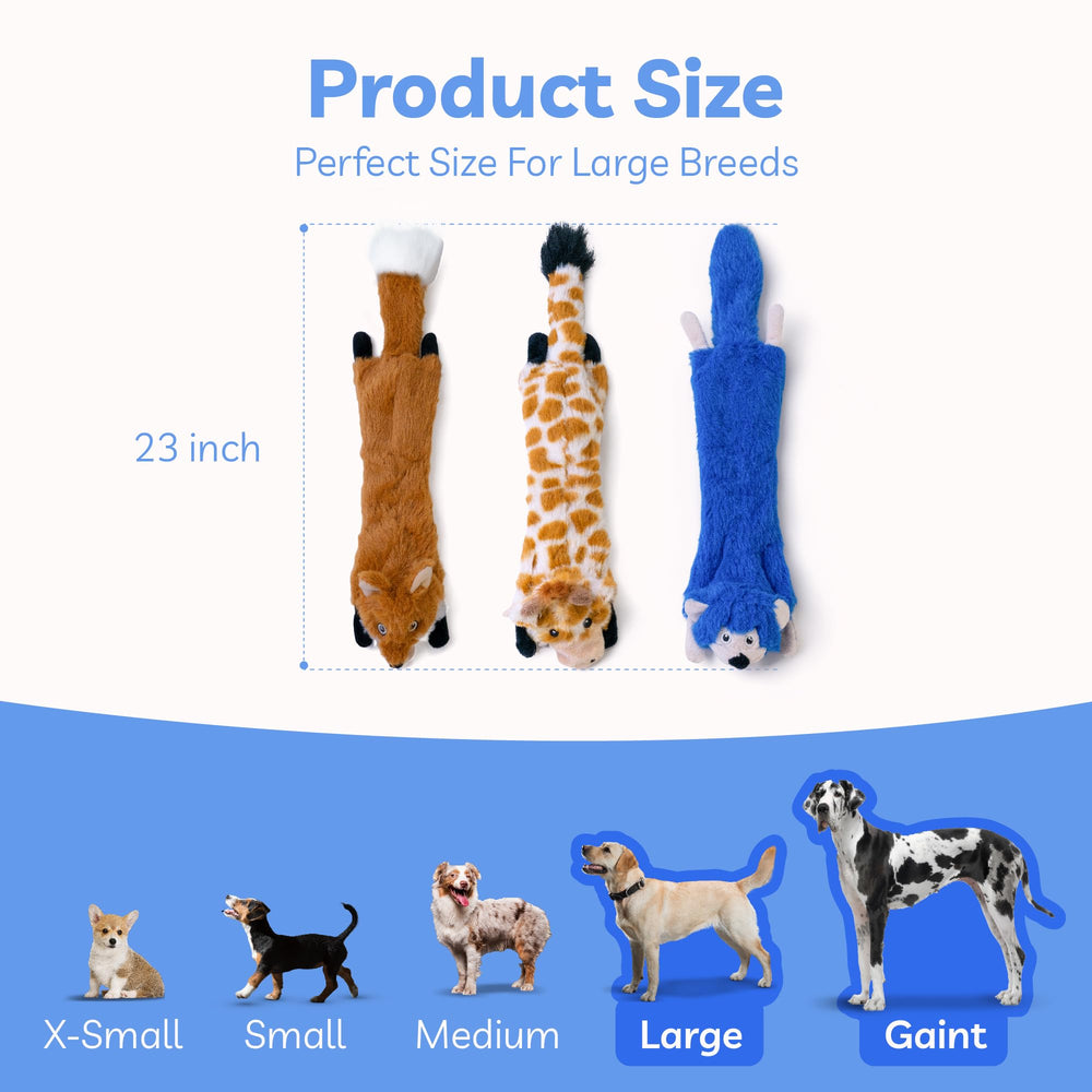Sharlovy soft-teething dog toy soothes gums while entertaining solo downtime.