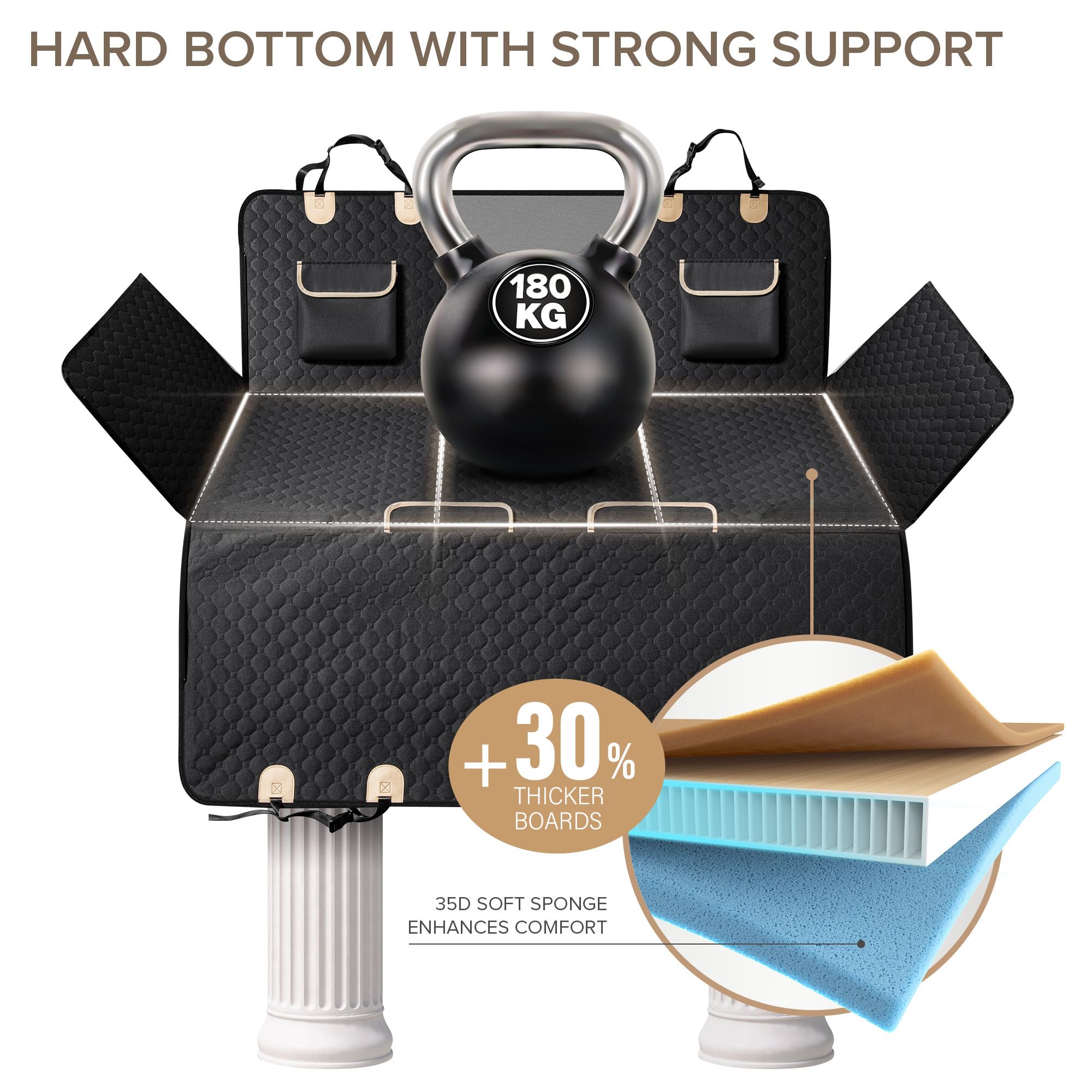 SHARLOVY waterproof hammock makes cleanup easy after muddy trips.