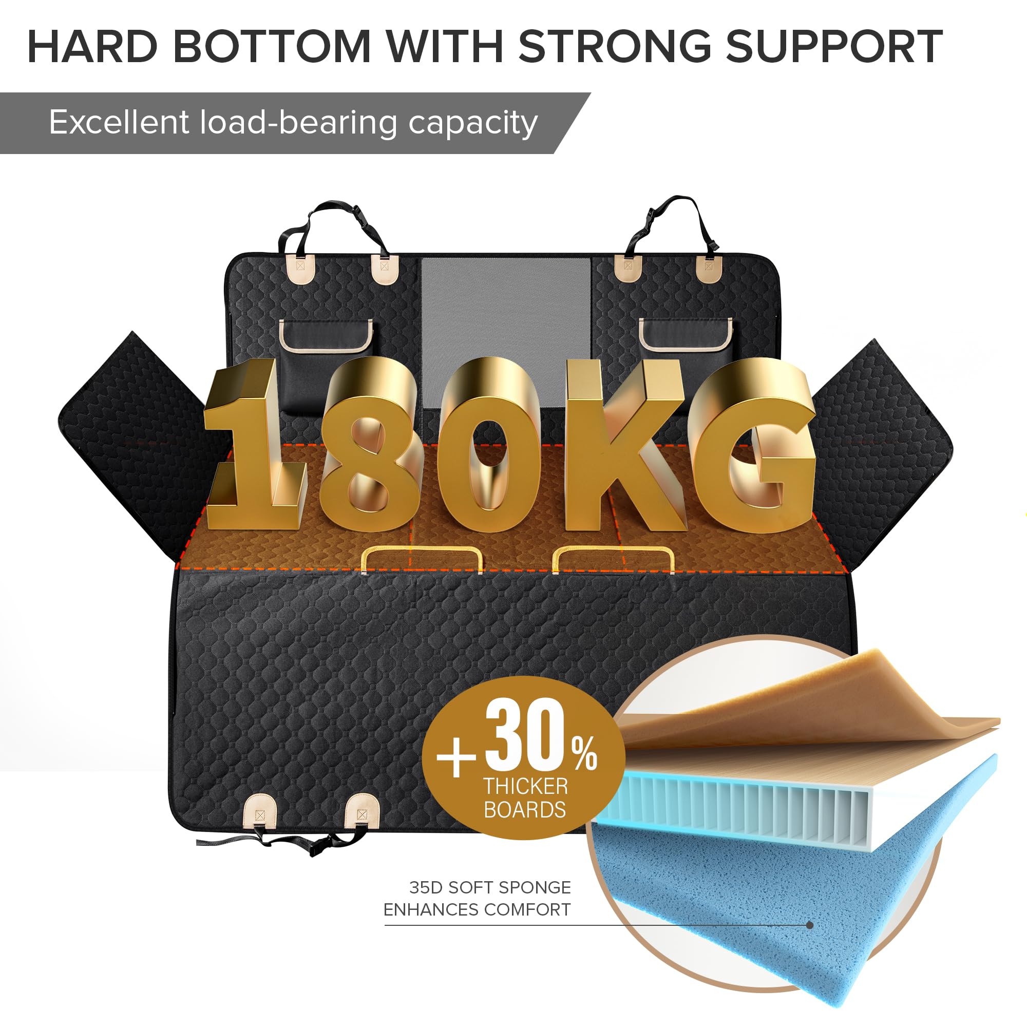 SHARLOVY XL hard bottom boards provide stable support on the road.