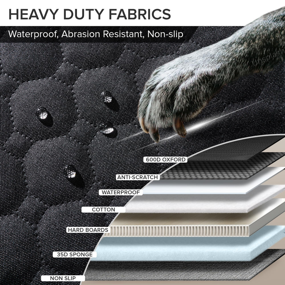 SHARLOVY XL waterproof Oxford fabric protecting the truck interior.